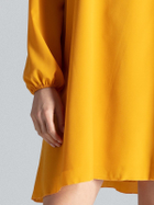 Плаття коротке осіннє жіноче Figl M566 S-M Жовте (5902194340205) - зображення 4