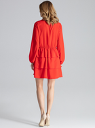 Sukienka trapezowa damska mini Figl M601 L Czerwona (5902194349178) - obraz 2