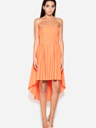 Плаття коротке літнє жіноче Lenitif K031 M Оранжеве (5902194303842) - зображення 1