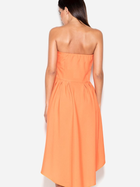 Плаття коротке літнє жіноче Lenitif K031 M Оранжеве (5902194303842) - зображення 2