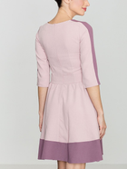 Плаття коротке осіннє жіноче Lenitif K057 XL Рожеве (5902194305143) - зображення 2