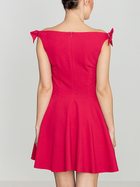 Sukienka krótka letnia damska Lenitif K170 XL Czerwona (5902194307260) - obraz 2