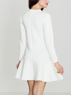 Sukienka krótka jesienna damska Lenitif K247 XL Ecru (5902194314503) - obraz 2