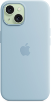 Панель Apple MagSafe Silicone Case для Apple iPhone 15 Light Blue (MWND3) - зображення 4