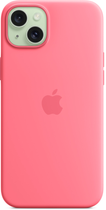 Панель Apple MagSafe Silicone Case для Apple iPhone 15 Plus Pink (MWNE3) - зображення 4