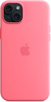 Панель Apple MagSafe Silicone Case для Apple iPhone 15 Plus Pink (MWNE3) - зображення 5