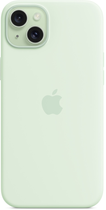 Панель Apple MagSafe Silicone Case для Apple iPhone 15 Plus Soft Mint (MWNG3) - зображення 4
