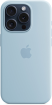 Панель Apple MagSafe Silicone Case для Apple iPhone 15 Pro Light Blue (MWNM3) - зображення 2