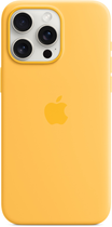 Панель Apple MagSafe Silicone Case для Apple iPhone 15 Pro Max Sunshine (MWNP3) - зображення 3