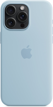 Панель Apple MagSafe Silicone Case для Apple iPhone 15 Pro Max Light Blue (MWNR3) - зображення 4