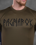 Тактическая потоотводящая футболка Oblivion tactical RAGNAROK олива 2XL - изображение 2
