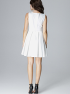 Sukienka krótka letnia damska Lenitif L006 XL Ecru (5902194356336) - obraz 2