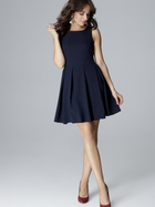 Плаття коротке літнє жіноче Lenitif L006 XL Темно-синє (5902194356374) - зображення 3