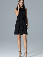 Плаття коротке літнє жіноче Figl M622 XL Чорне (5902194357036) - зображення 3