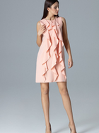 Sukienka krótka letnia damska Figl M622 L Różowa (5902194357104) - obraz 1