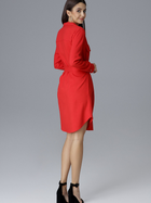 Плаття-сорочка міді літнє жіноче Figl M630 S Червоне (5902194359535) - зображення 2