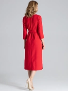 Sukienka midi jesienna damska Figl M631 S Czerwona (5902194361019) - obraz 2