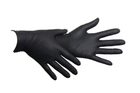Вінілові рукавички без пудри Safetouch Чорні, 50 пар в уп. розмір M - изображение 2