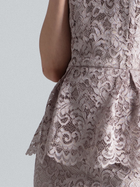 Плаття вечірнє міді літнє жіноче Figl M640 S Бежеве (5902194361774) - зображення 4
