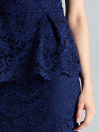 Плаття вечірнє міді літнє жіноче Figl M640 S Темно-синє (5902194361897) - зображення 4