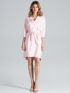 Плаття коротке літнє жіноче Figl M644 S Рожеве (5902194362139) - зображення 1