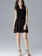 Плаття коротке літнє жіноче Lenitif L024 L Чорне (5902194363075) - зображення 1