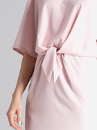 Sukienka tunika damska elegancka Figl M656 S Różowa (5902194364010) - obraz 7