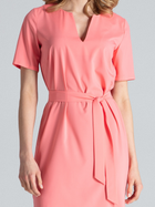 Плаття-футболка міді літнє жіноче Figl M669 S Коралове (5902194368056) - зображення 5