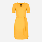 Плаття-футболка міді літнє жіноче Figl M669 L Гірчичне (5902194368117) - зображення 6
