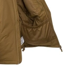 Куртка зимняя m level helikon-tex coyote climashield® apex 7 100g - изображение 9