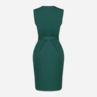 Плаття на запах міді літнє жіноче Lenitif L037 S Зелене (5902194368612) - зображення 6