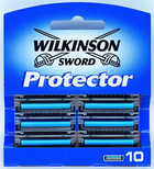 Wymienne wkłady do maszynki do golenia Wilkinson Sword Protector 10 szt (4027800013302) - obraz 1