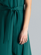 Плаття міді літнє жіноче Lenitif L043 XL Зелене (5902194369565) - зображення 6
