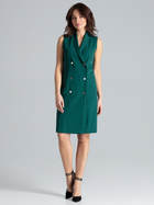 Плаття міді літнє жіноче Lenitif L044 S Зелене (5902194369695) - зображення 4