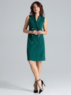 Плаття міді літнє жіноче Lenitif L044 L Зелене (5902194369718) - зображення 3