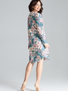 Плаття-сорочка міді літнє жіноче Lenitif L031 M Різнокольорове (5902194365505) - зображення 2