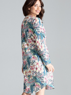 Плаття-сорочка міді літнє жіноче Lenitif L031 M Різнокольорове (5902194365505) - зображення 5