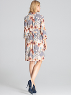 Плаття на запах коротке літнє жіноче Figl M680 L Різнокольорове (5902194371834) - зображення 2