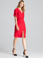Sukienka midi letnia damska Figl M687 XL Czerwona (5902194375580) - obraz 3