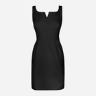 Sukienka na ramiączkach damska mini Makover K022 S Czarna (5903068460463) - obraz 3
