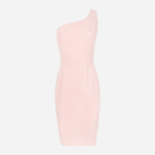 Плаття міді літнє жіноче Makover K003 S Світло-рожеве (5903068457562) - зображення 3