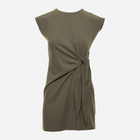 Плаття-футболка коротке літнє жіноче Made Of Emotion M508 2XL Хакі (5903068477805) - зображення 3