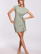 Плаття-футболка коротке літнє жіноче Made Of Emotion M508 XL Фісташкове (5903068477843) - зображення 1