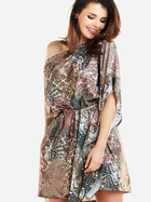 Плаття коротке літнє жіноче Awama A274 One Size Коричневе (5902360537477) - зображення 9