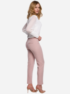 Spodnie damskie Makover K055 S Różowe (5903068481451) - obraz 2