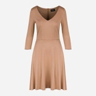 Sukienka midi jesienna damska Figl M709 XL Beżowa (5902194383080) - obraz 3