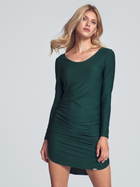 Sukienka krótka jesienna damska Figl M714 S Zielona (5902194383455) - obraz 3