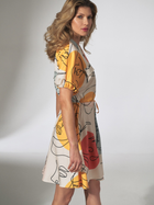 Плаття-сорочка коротке літнє жіноче Figl M739 S Різнокольорове (5902194385756) - зображення 5