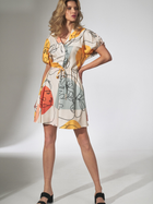 Плаття-сорочка коротке літнє жіноче Figl M739 L Різнокольорове (5902194385770) - зображення 1