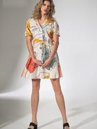 Плаття-сорочка коротке літнє жіноче Figl M739 L Різнокольорове (5902194385770) - зображення 3